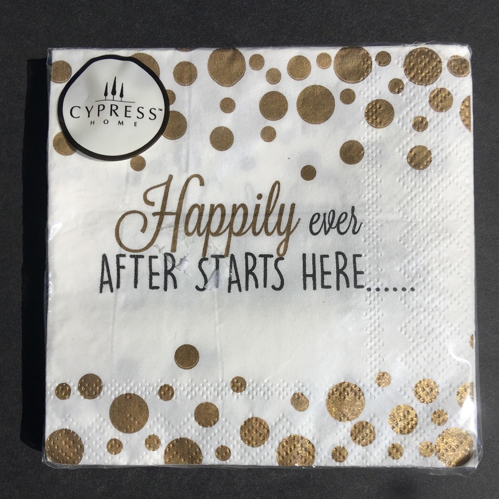 2 Packages Cypress Home Beverage Paper Napkins Wedding Cocktail Celebration New